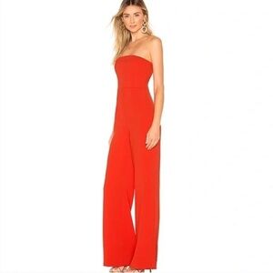NBD Red Jumpsuit Size M
